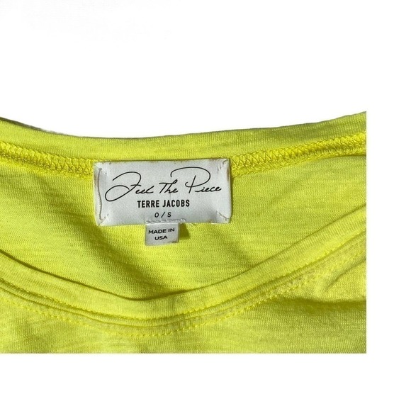 Feel the Piece Terre Jacobs Yellow Tops T-Shirt S - Picture 9 of 12